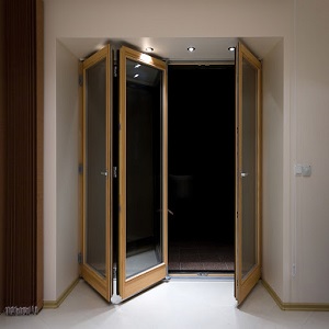 Timber bifold doors